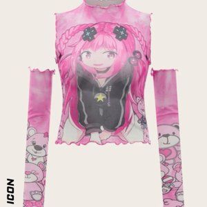 Anime Top and Sleeves